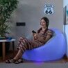 Fauteuil Gonflable avec LED Multicolore et Télécommande Chight InnovaGoods
